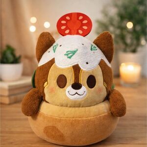 Disney Chip and Dale Plush Munchlings Street Food Falafel Pita 15” Stuffed Toy